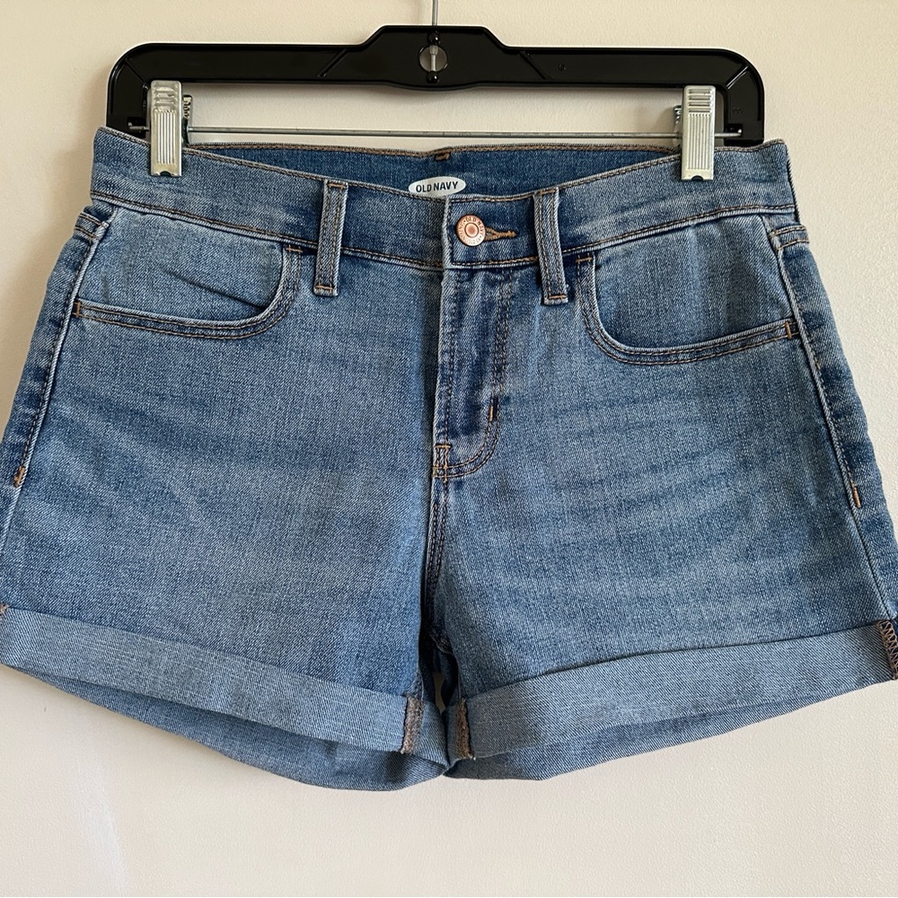 Old Navy Blue Jean Shorts Classic Cuffed Design